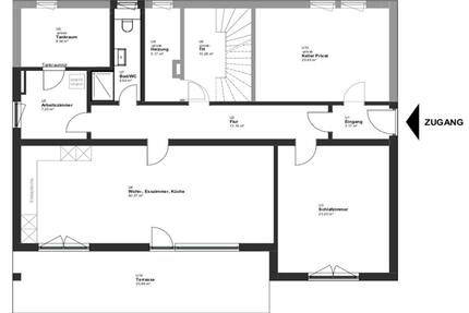 2-Zimmer-Mietwohnung, 95m², Heustreu, ab sofort - Hohenroth
