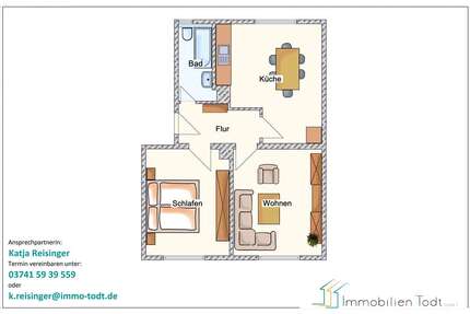Wohnung zum Mieten in Zwickau 320,00 € 56.13 m²