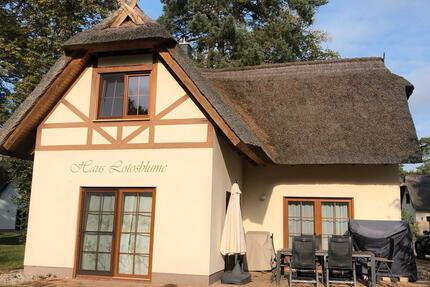 Reetdachferienhaus mit Haffblick - Korswandt