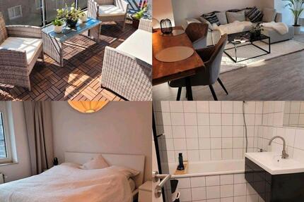 Möbilierte Wohnung mit Balkon, Aufzug, Tiefgarage - Düsseldorf Oberbilk