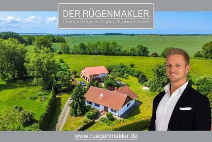 Großzügiges Ein-Zweifamilienhaus in Feldrandlage mit Nebengebäude (ca. 227 m²) in 18556 Dranske - Dranske / Gramtitz