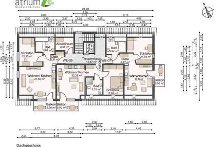 Wohnung zum Mieten in Herne 323,66 € 47.36 m²