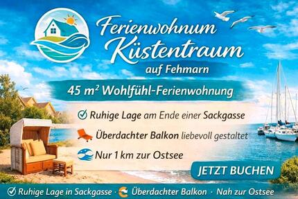 ⭐️Fehmarn Fewo ruhig & strandnah ⭐️ + Top Lage