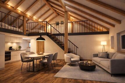 Lichtdurchflutete 3-Zimmer-Maisonette – luxuriös saniert - Sulzberg