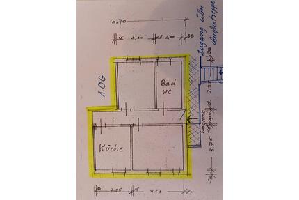 2-Zimmer Wohnung zwischen Kulmbach und Thurnau zu vermieten