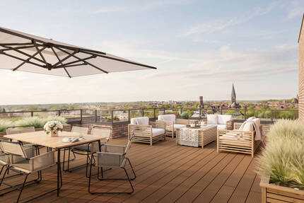 Wohnen auf höchstem Niveau - Exklusives Penthouse mit Dachterrasse & Aufzug - Lüneburg Schützenplatz