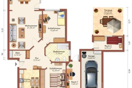 Mietwohnung Erdgeschoss 94qm Bremen-Aumund - Syke