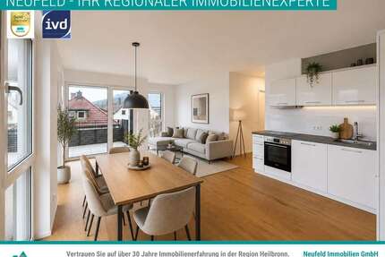 Wohnung zum Mieten in Heilbronn 1.390,00 € 86.83 m²