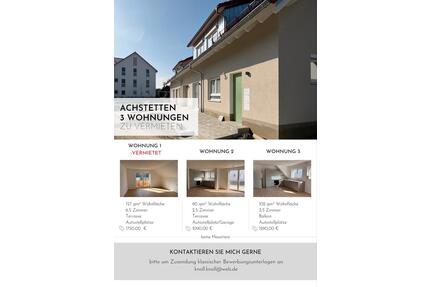 Neubau Erstbezug 3,5 Zimmer Wohnung - Achstetten