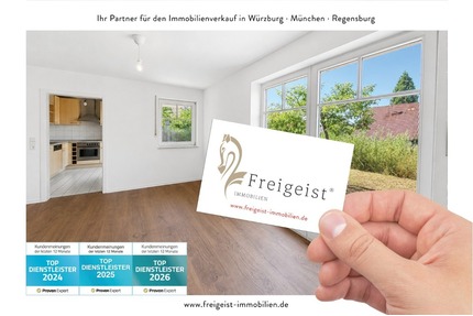 Barrierearme 2-Zimmer-Erdgeschosswohnung mit Terrasse, Stellplatz und Kellerabteil - Eibelstadt