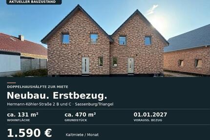 Doppelhaushälte in TriangelSassenburg Neubau