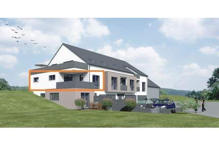 Ab 01.09.2026 Konz – Obermennig NEUBAU mit 6 Wohneinheiten 3 Zimmer-Wohnung im 1. OG Aufzug Dusche Fußbodenheizung Balkon