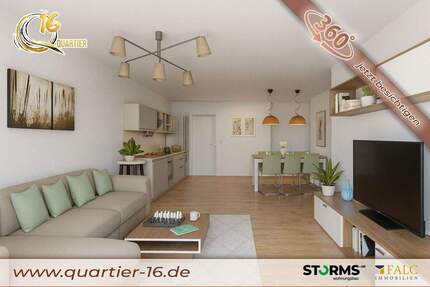 Obergeschosswohnung (WE-7) - 85,69 m² - 2 Zimmer - Übach-Palenberg