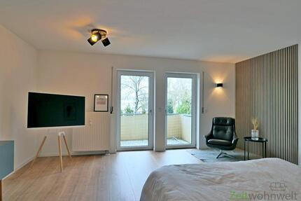 (EF0988_M) Dresden: Friedrichstadt, nagelneu möbliertes, ruhiges Apartment mit Balkon und PKW-Stellplatz, WLAN inkl.