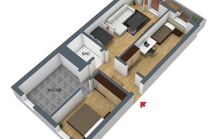 SONNIGE DREIRAUMWOHNUNG IN HAVELBERG - BERGO2026