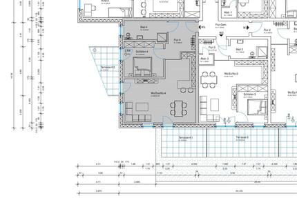 Erstbezug verschiedene Wohnungsgrößen im KFW 40 Haus - Bad Lippspringe