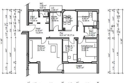 Helle 5-Zimmer-Wohnung mit Balkon in Ulm Wiblingen 112m²