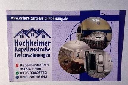Ferien Unterkunft in Erfurt Hochheim zu vermieten