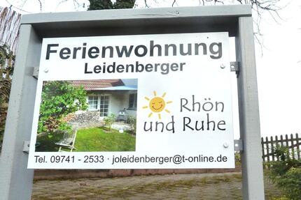 Ferienwohnung Bad Brückenau Rhön und Ruhe