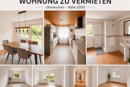4-Zimmer-Wohnung mit Terrasse & Garten in Oberkochen – Nähe ZEISS