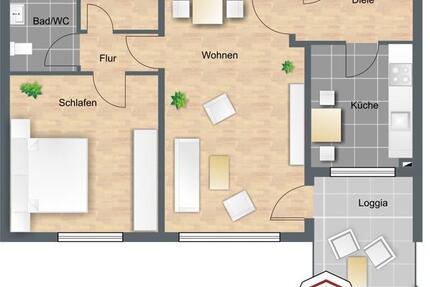 Neue Wohnung, neues Glück! Ansprechende 2-Zi.-Wohnung - Frankfurt am Main Nord-West