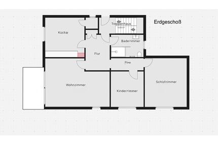 Gepflegte Wohnung mit Garten & Einbauküche in Eschenstruth - Helsa