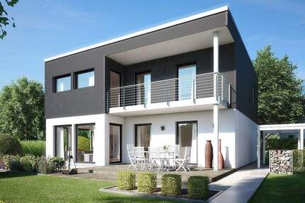 Neubau EFH mit ca. 125 m² Wohnfläche auf 859 m² großen Grundstück in Obertraubling.