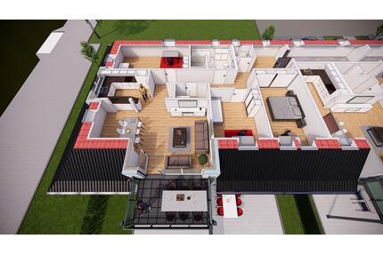 4-ZIMMER-WOHNUNG MIT GROSSEM BALKON NAHE LEIPZIGHALLE IN 6-FAMILIENHAUS - Merseburg