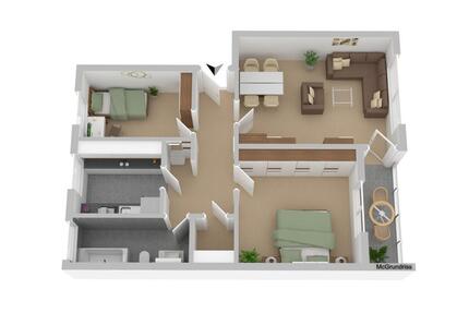 Lichtdurchflutete 3-Zimmer-Wohnung mit Balkon - Bad Fallingbostel