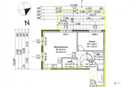 Neubau mit Fertigstellung im Juli 2026 Hoch moderne Wohnung mit Rollläden + Stellplatz ohne Küchen - Weyhe Leeste