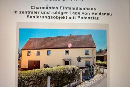 Stark sanierungswürdiges Einfamilienhaus in Heidenau