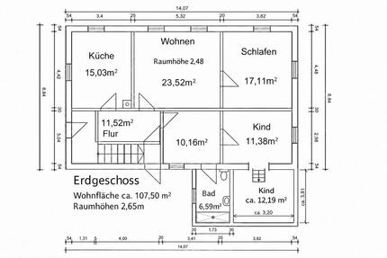 Erdgeschosswohnung mit Garten und Terrasse in Oettingen - Oettingen in Bayern