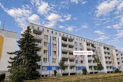 Sonnige 3-Raum-Eigentumswohnung 62 m² m. Balkon u. Einbauküche - Weida