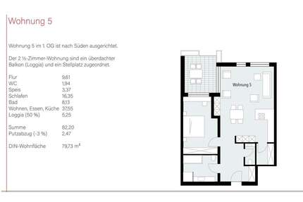 Wohnung zum Kaufen in Böbingen 318.800,00 € 79.73 m²
