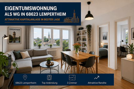 Wohnung zum Kaufen in Lampertheim 272.200,00 € 83 m²