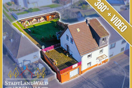 Geräumige Doppelhaushälfte mit Garage, Terrasse und Garten in Fischbach - Fischbach bei Dahn
