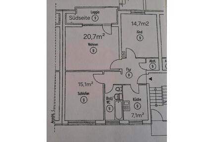 Drei Zimmer Eigentumwohnung - 190.000,00&nbsp;EUR Kaufpreis, ca.&nbsp; 73,40&nbsp;m&sup2; in Braunschweig (PLZ: 38124) Heidberg-Melverode