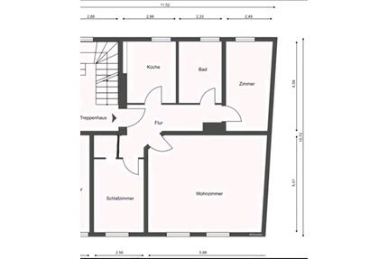 helle und renoviertte 2,5 Zimmer Altbauwohnung - Wittenberge
