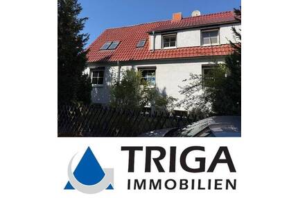 Solide unterkellerte Doppelhaushälfte mit Garage und Garten! - Nordhausen