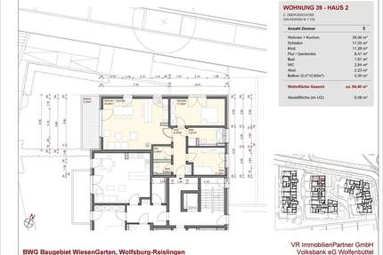 Wohnung zum Kaufen in Wolfsburg 345.000,00 € 94.4 m²