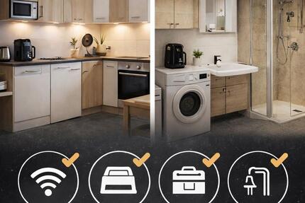 Monteurwohnung für 8 Personen – Erstbezug – 47055 Duisburg