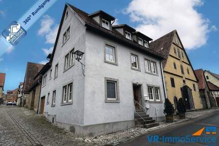 Wohnen & vermieten in der historischen Altstadt von Rothenburg o. d. Tauber - Einfamilienhaus mit zwei Apartments