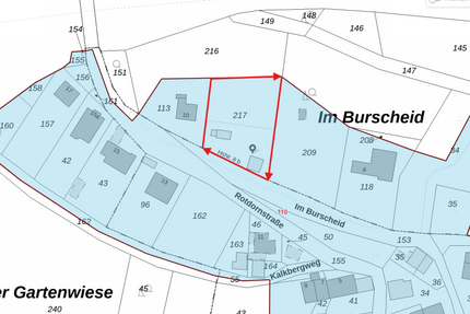 Provisionsfrei* Grundstück mit Fernblick für ihr Haus oder unser bereits geplantes 3 Parteienhaus mit 300qm - Wiehl