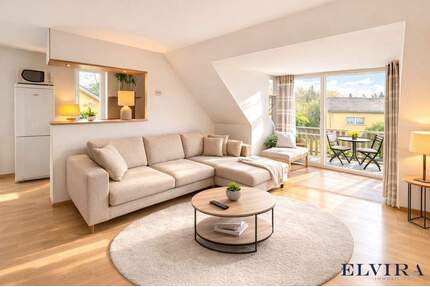 Elvira - Wifling bei Erding: Schöne 2,5-Zimmer-Dachgeschosswohnung mit Balkon. - Wörth