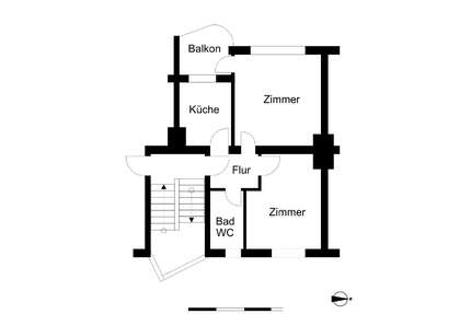 Wohnung zum Mieten in Bremerhaven 370,00 € 40.63 m²