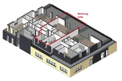 Attraktive Staffelgeschoss-Wohnung mit großer Dachterrasse – ruhig und doch zentral in Salzkotten