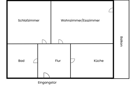 Vermietete 2-Zimmer Eigentumswohnung in Hanau zum Verkauf
