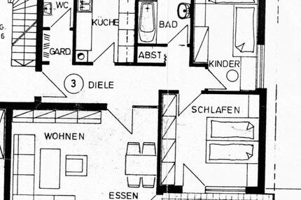 3-Zimmer-Wohnung mit Balkon im 1.OG zu vermieten - Öhringen