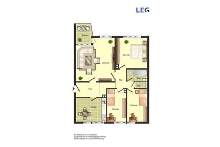 Wohnung zum Mieten in Köln 1.129,00 € 85.56 m²