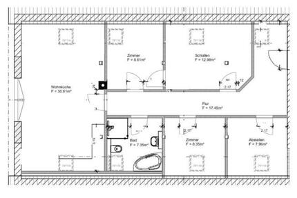 Lichtdurchflutete Neubauwohnung DG, EBK - Lalendorf